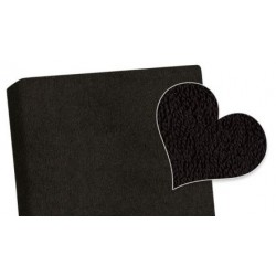 Prostěradlo černé froté