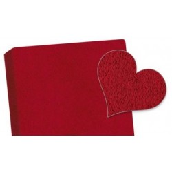 Prostěradlo červené froté