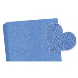 Prostěradlo modré froté