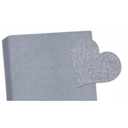 Prostěradlo modrošedé froté