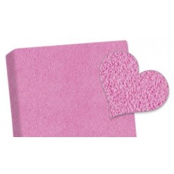 Prostěradlo růžové froté