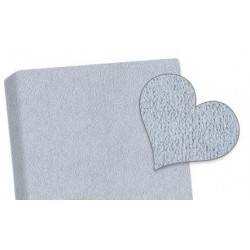 Prostěradlo světle šedá froté